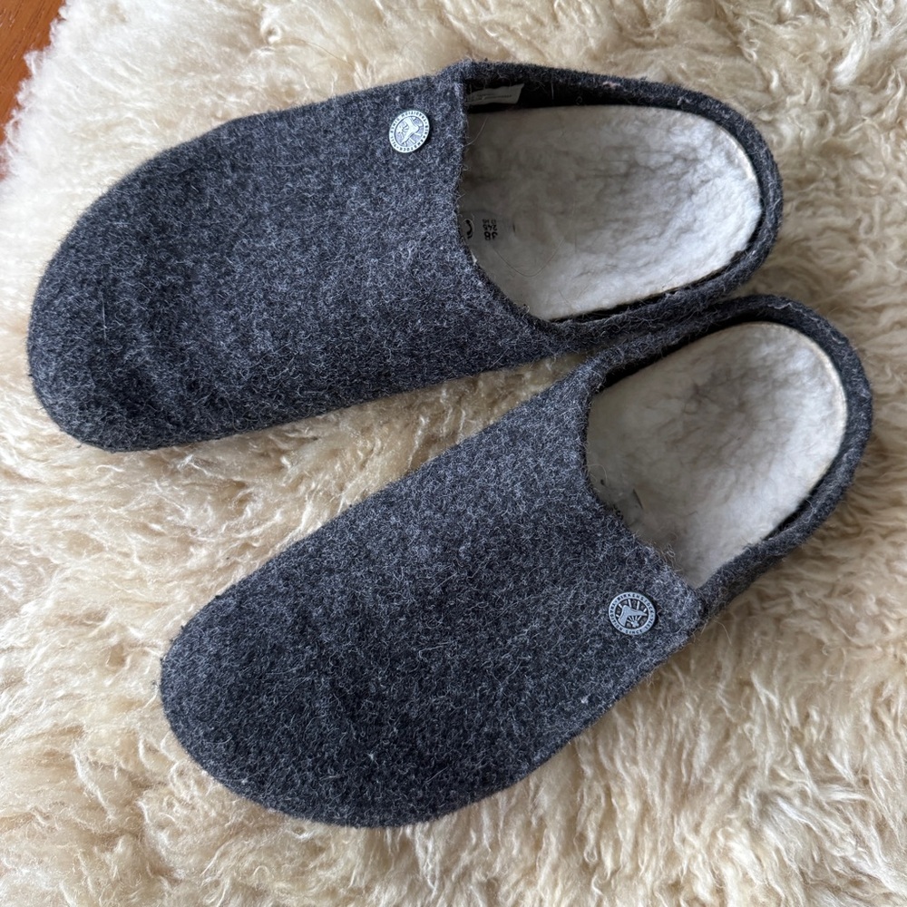 Birkenstock Zermatt Shearling  Wool Felt Slippers - Picture 7 of 7